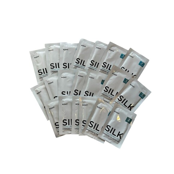 40 Pcs Under Eye Patches Night Silk + Hyaluronic Acid 20 Sets Rich Collagen - Picture 1 of 3